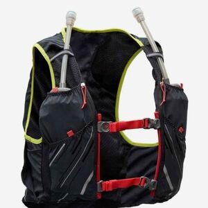 Nathan Pinnacle 4 Liter Womens Hydration Vest Red Black Running Water Pack Sz XL